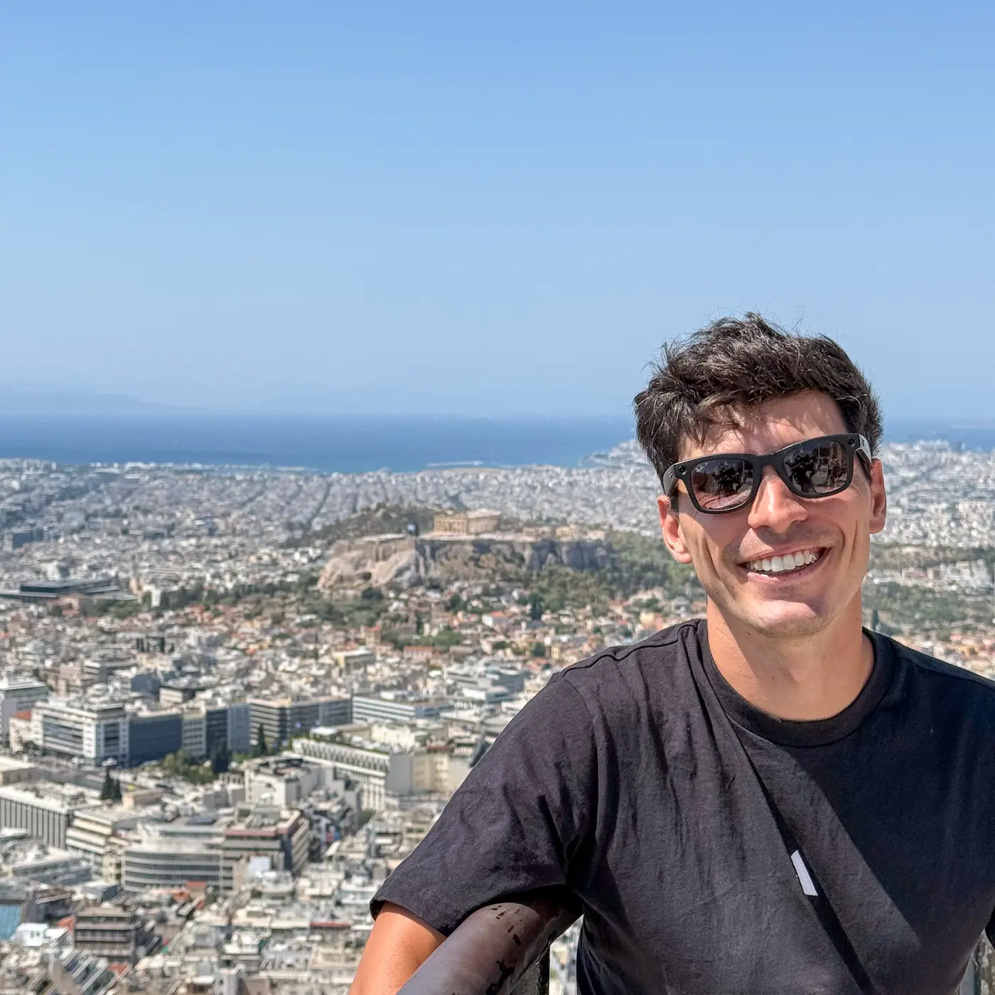 Atene vista dall'alto